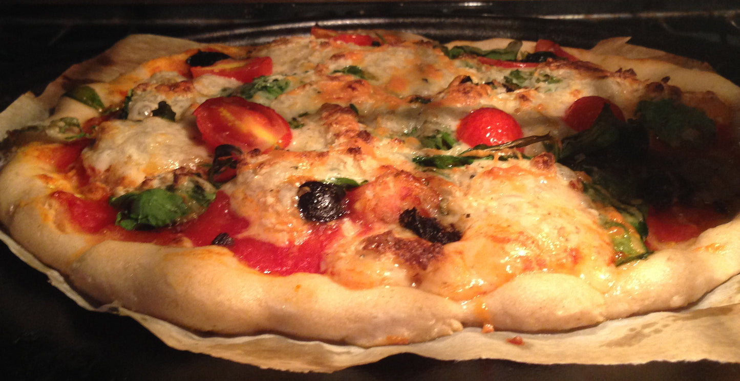 Sourdough Pizza -- Roasted Butternut Squash, Cranberries, Sage and Chèvre (Dairy or Vegan)