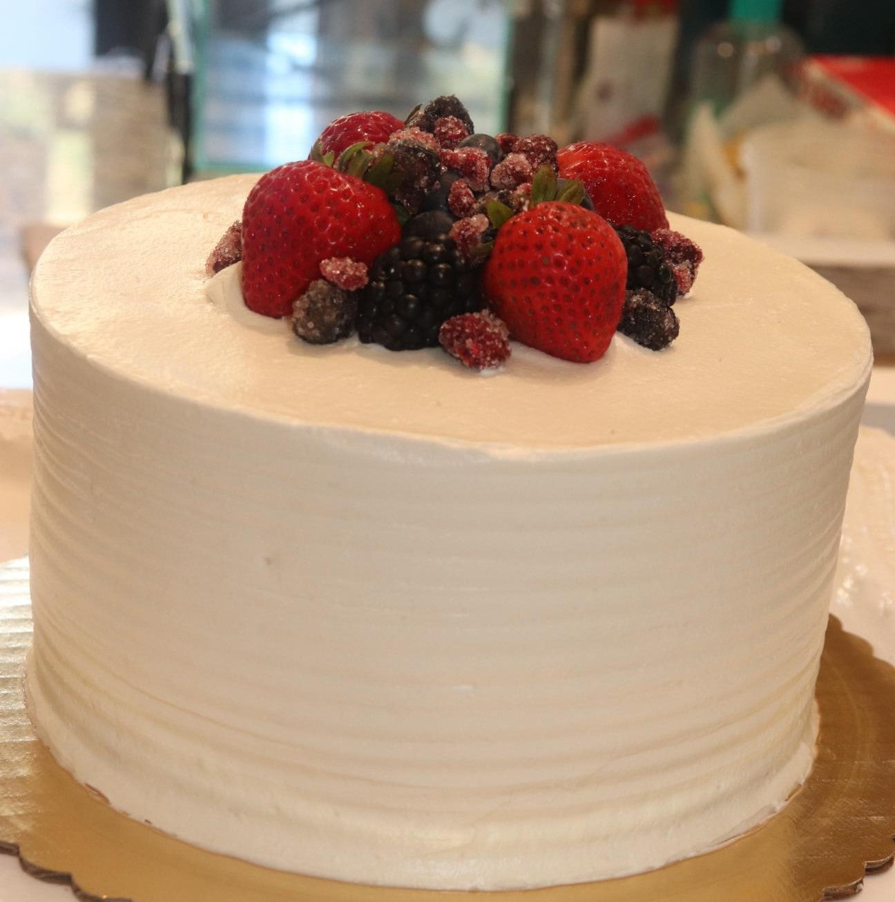 8" Triple layer Dairy Free cakes