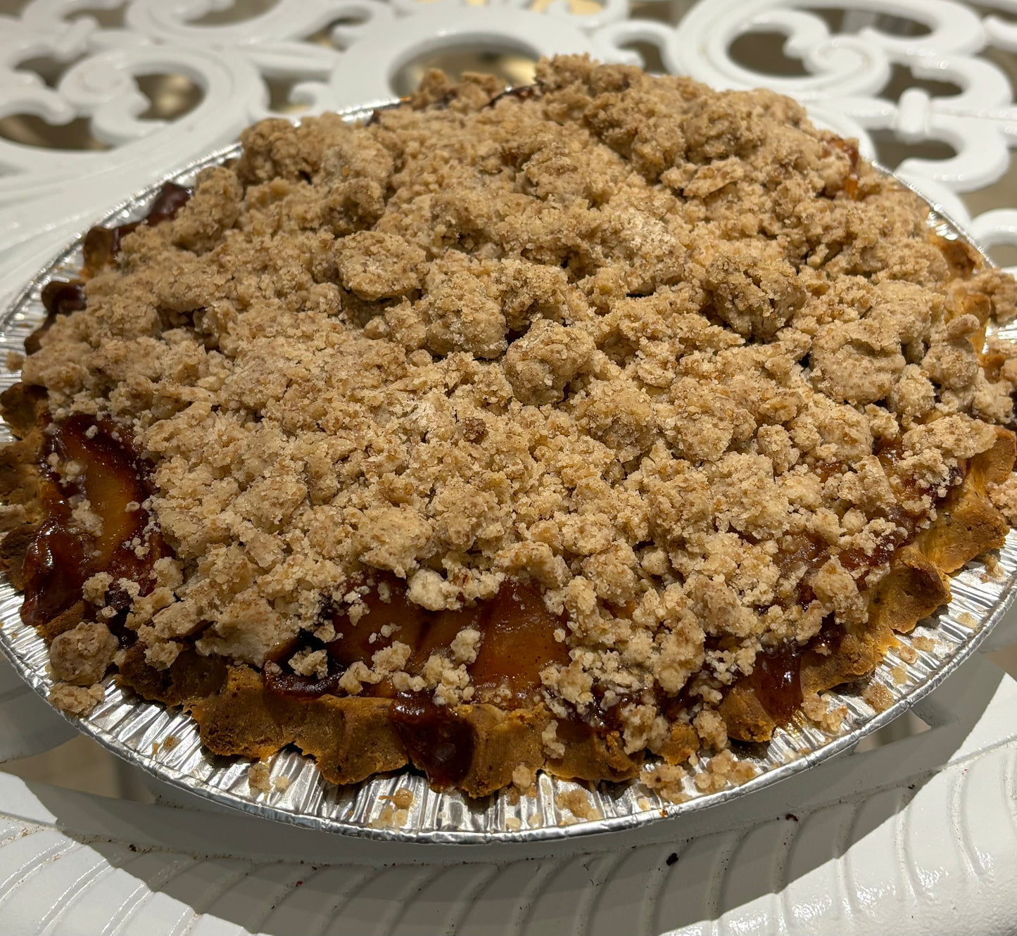 Apple Crumb Pie  (Vegan)